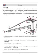 Предварительный просмотр 10 страницы Westfalia 267039 Instruction Manual