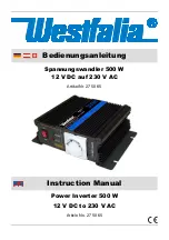 Preview for 2 page of Westfalia 27 50 65 Instruction Manual