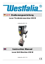 Preview for 2 page of Westfalia 28 31 19 Instruction Manual