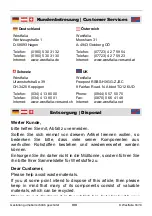 Preview for 8 page of Westfalia 29 66 40 Instruction Manual