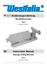 Preview for 1 page of Westfalia 3.3 l Instruction Manual