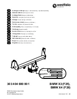 Preview for 1 page of Westfalia 303 404 600 001 Installation And Operating Instructions Manual