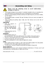 Предварительный просмотр 5 страницы Westfalia 312298 Instruction Manual