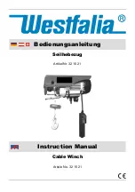 Preview for 2 page of Westfalia 32 15 21 Instruction Manual