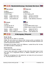 Preview for 8 page of Westfalia 339127 Instruction Manual