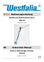 Preview for 2 page of Westfalia 34 18 26 Instruction Manual