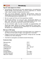 Preview for 10 page of Westfalia 34 60 72 Instruction Manual