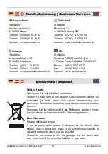 Preview for 15 page of Westfalia 36 85 97 Instruction Manual