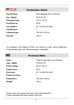 Preview for 3 page of Westfalia 36 93 71 Instruction Manual