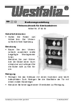 Preview for 2 page of Westfalia 37 62 44 Instruction Manual