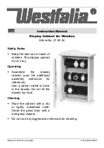 Preview for 3 page of Westfalia 37 62 44 Instruction Manual