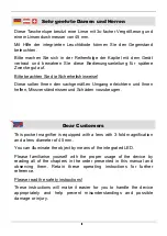 Preview for 3 page of Westfalia 39 09 14 Instruction Manual