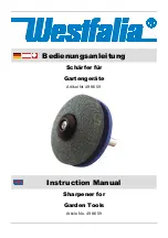 Westfalia 49 86 59 Instruction Manual preview