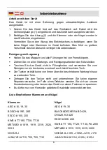 Preview for 10 page of Westfalia 528174 Instruction Manual