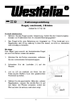 Preview for 2 page of Westfalia 57 52 58 Instruction Manual