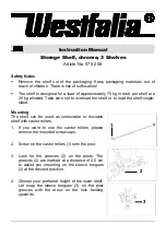 Preview for 4 page of Westfalia 57 52 58 Instruction Manual