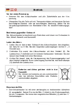 Предварительный просмотр 8 страницы Westfalia 61 07 90 Instruction Manual