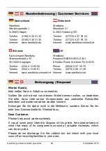 Preview for 4 page of Westfalia 62 20 43 Instruction Manual