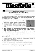 Preview for 3 page of Westfalia 64 77 27 Instruction Manual