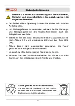 Предварительный просмотр 7 страницы Westfalia 69 39 52 Instruction Manual