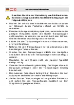 Preview for 6 page of Westfalia 70 85 29 Instruction Manual