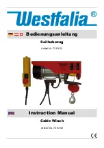 Preview for 2 page of Westfalia 72 83 52 Instruction Manual