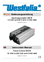 Preview for 2 page of Westfalia 74 02 41 Instruction Manual