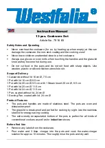 Preview for 4 page of Westfalia 79 16 65 Instruction Manual