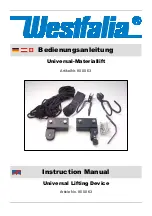 Preview for 2 page of Westfalia 80 00 63 Instruction Manual