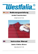 Предварительный просмотр 2 страницы Westfalia 80 17 59 Instruction Manual