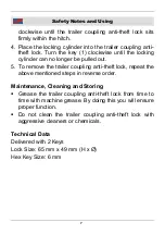 Preview for 6 page of Westfalia 80 67 52 Instruction Manual