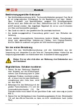 Preview for 9 page of Westfalia 81 25 09 Instruction Manual