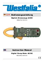 Предварительный просмотр 2 страницы Westfalia 82 04 51 Instruction Manual