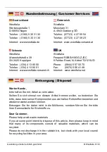 Preview for 16 page of Westfalia 82 05 41 Instruction Manual