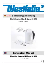 Preview for 1 page of Westfalia 82 69 65 Instruction Manual