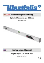 Preview for 1 page of Westfalia 82 72 67 Instruction Manual