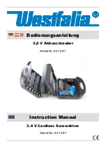 Westfalia 82 72 97 Instruction Manual preview