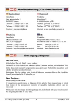 Preview for 8 page of Westfalia 82 77 94 Instruction Manual