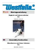 Предварительный просмотр 1 страницы Westfalia 82 86 72 Assembly Instruction Manual