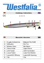 Preview for 1 page of Westfalia 83 61 53 Instructions Manual