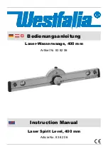 Preview for 1 page of Westfalia 83 82 06 Instruction Manual