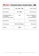 Предварительный просмотр 16 страницы Westfalia 84 14 35 Instruction Manual