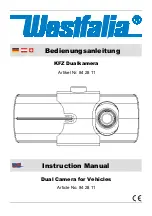 Предварительный просмотр 1 страницы Westfalia 84 28 11 Instruction Manual