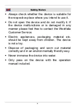 Preview for 8 page of Westfalia 85 14 08 Instruction Manual