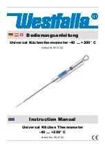 Предварительный просмотр 1 страницы Westfalia 85 47 02 Instruction Manual