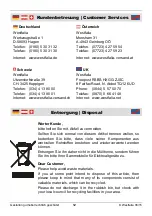 Preview for 12 page of Westfalia 85 92 04 Instruction Manual