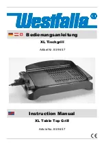 Предварительный просмотр 1 страницы Westfalia 859657 Instruction Manual