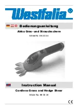 Westfalia 86 30 34 Instruction Manual preview