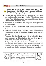 Предварительный просмотр 2 страницы Westfalia 86 73 97 Instruction Manual