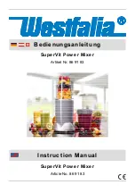 Westfalia 86 91 83 Instruction Manual preview